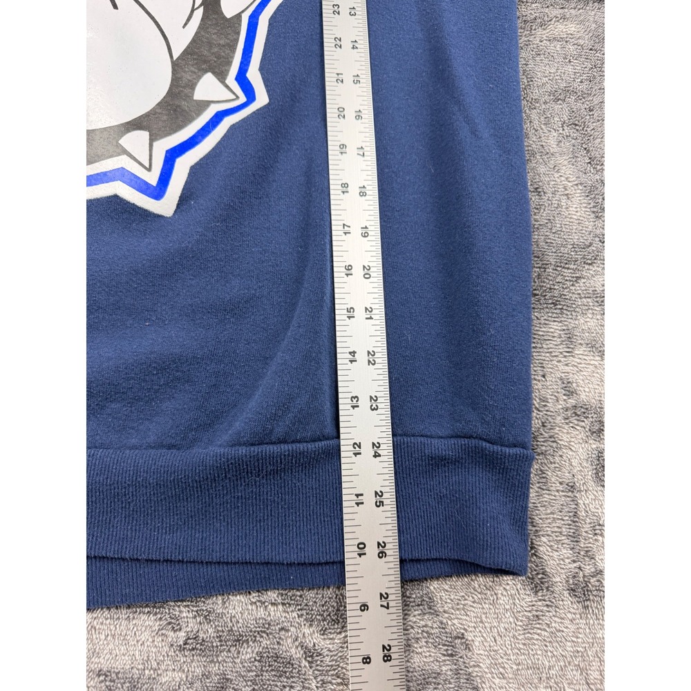 Vintage Jerzees Bulldogs Graphic Sweatshirt Navy Blue Crewneck Mens Large USA - Picture 4 of 6